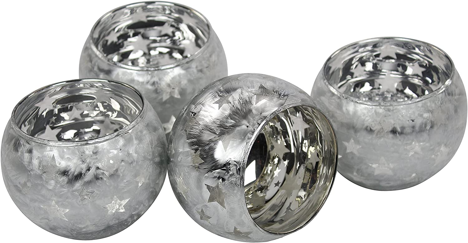 Decoline Tea Light Glasses, Set of 4