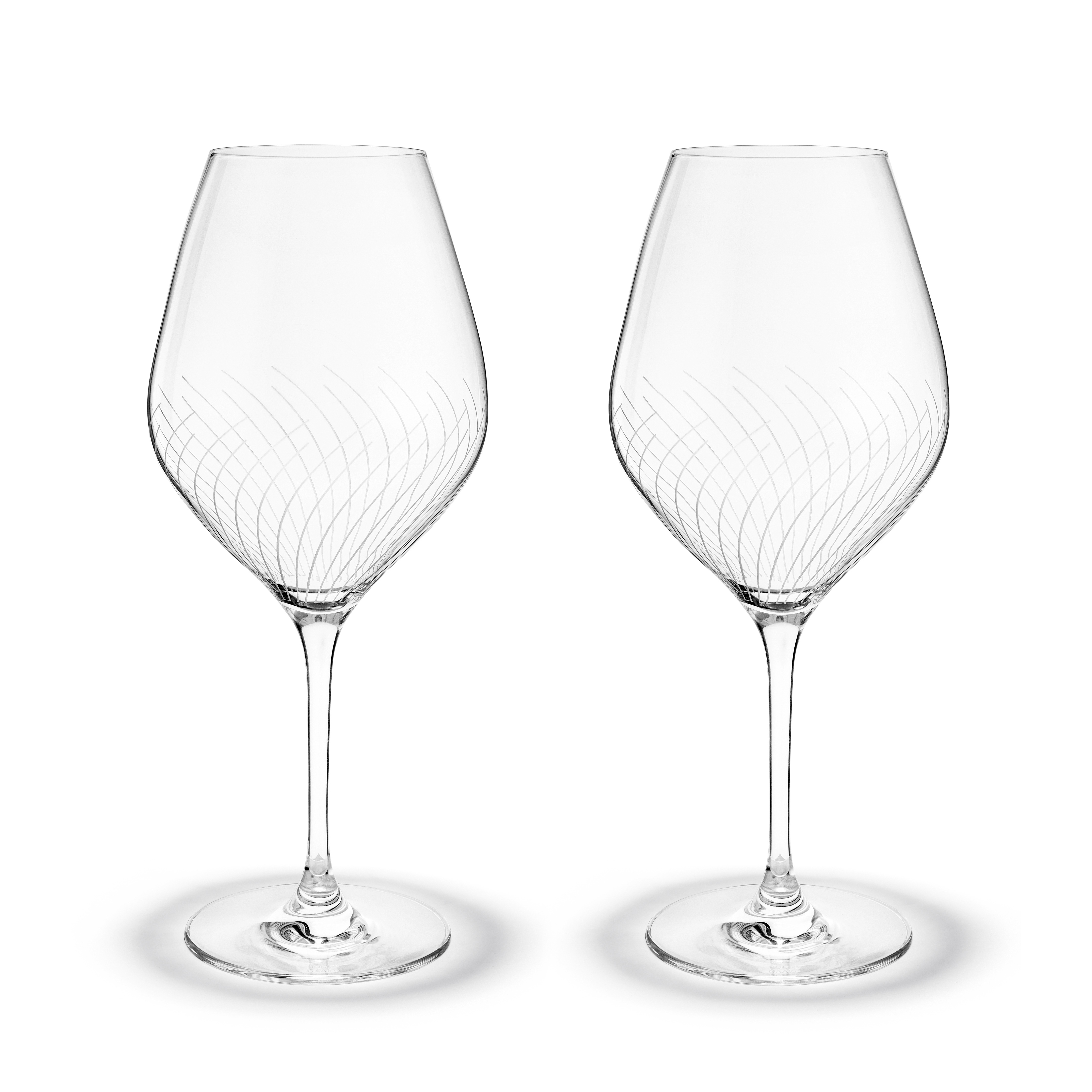 Holmegaard Cabernet Lines Burgundy Glass 69cl 2-Pack