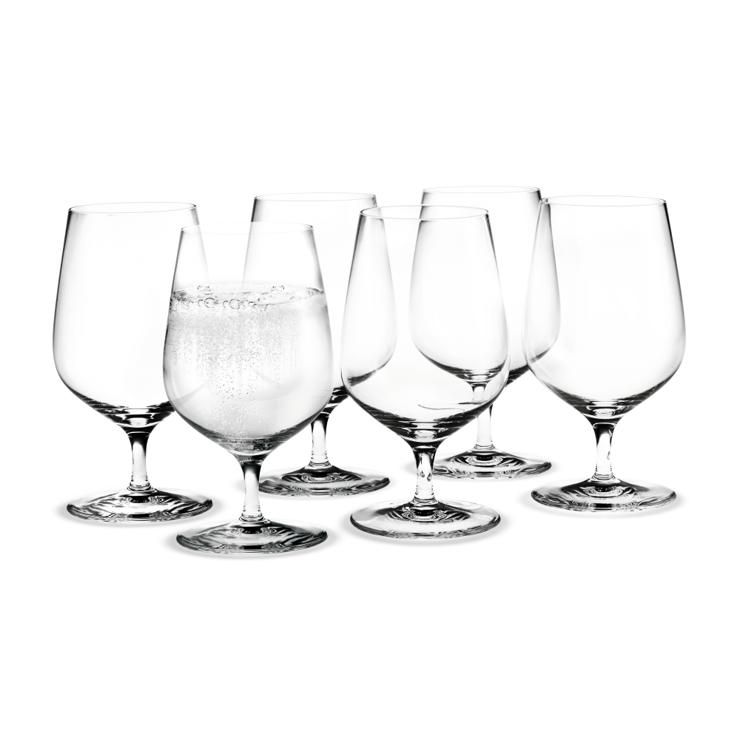 Holmegaard Cabernet water glass transparent 6-pack pack