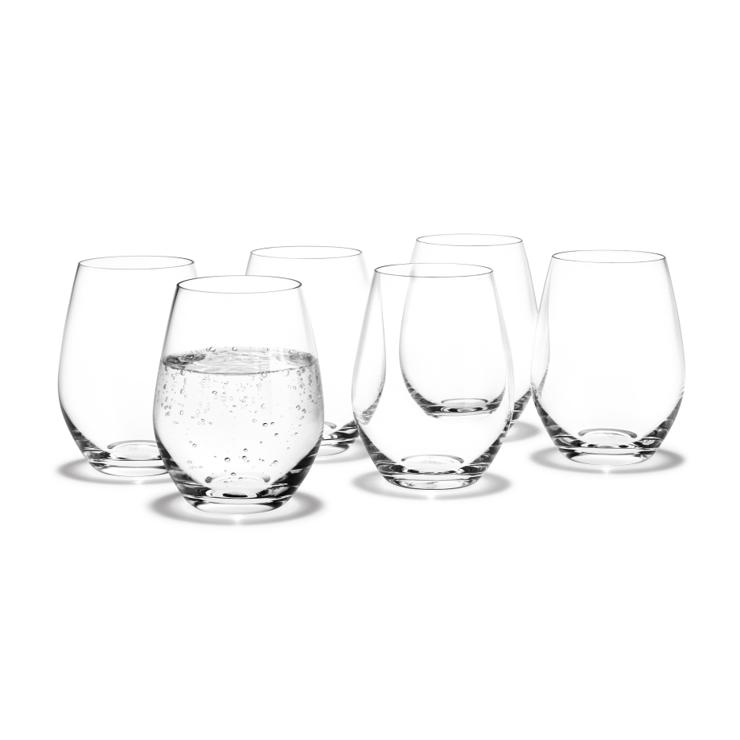 Holmegaard Cabernet water glass transparent 6-pack pack