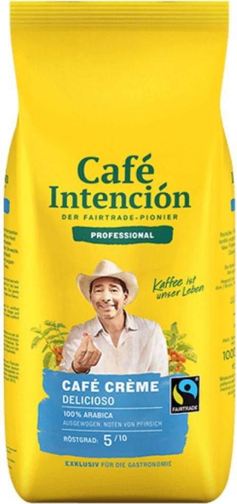 Café Intención Professional CAFÉ CRÈME DELICIOSO, 1000g beans 1000g