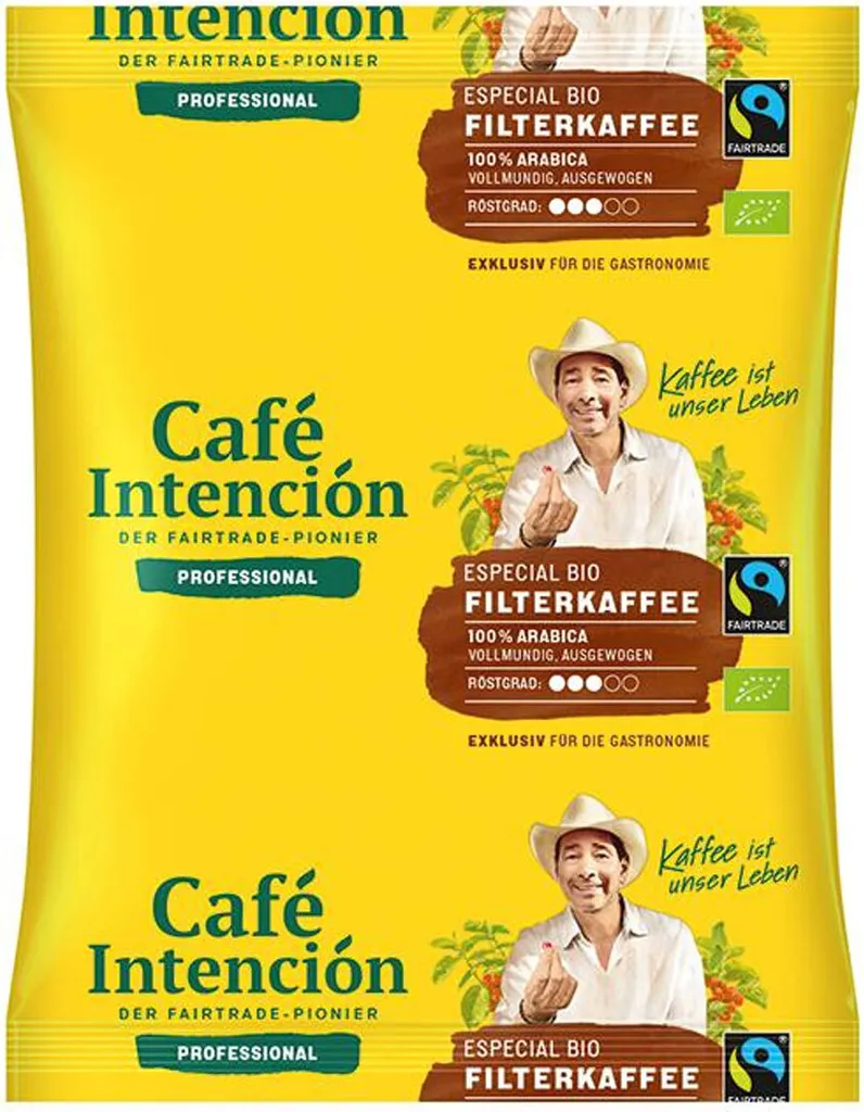 Café Intención Professional Filter Coffee Especial in pot portions, 100x60g