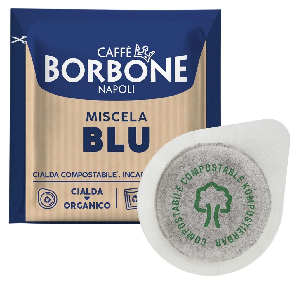 Caffé Borbone Caffè Borbone Blue Blend, coffee capsule, coffee, Easy Serving Espresso pod (E.S.E.), 1 cup, Caffe Borbone, 7.2 g