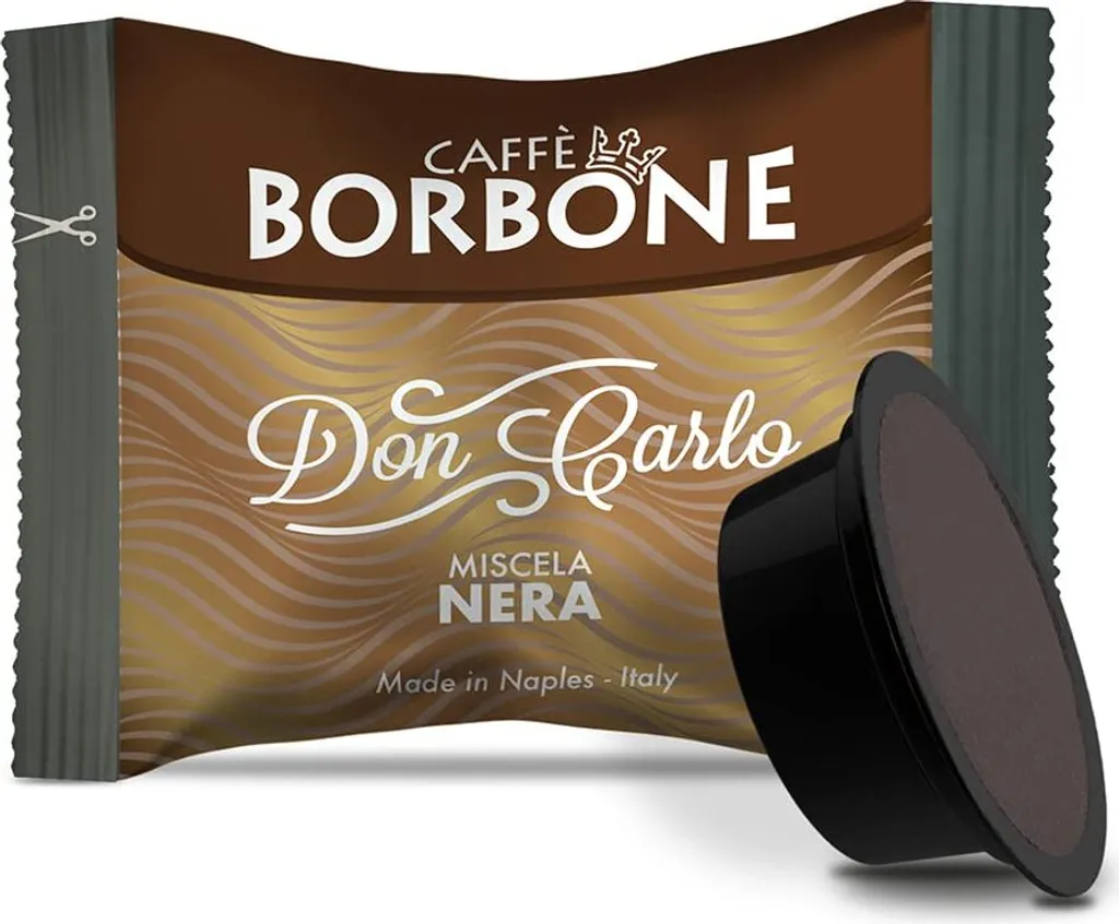 Caffé Borbone Caffè Borbone Don Carlo Nera coffee capsules, compatible with Lavazza A Modo Mio, 100 capsules
