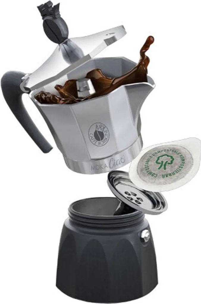 Caffé Borbone Caffè Borbone MokaCiao Manual Moka Pad Coffee Machine