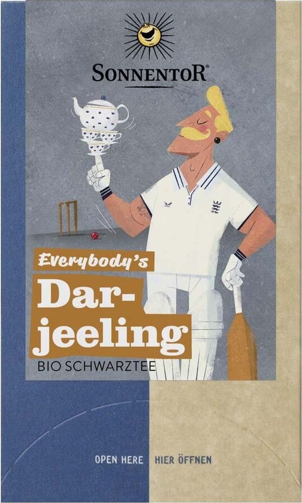 Sonnentor black tea, Irresistible Darjeeling, 18x1.5 g