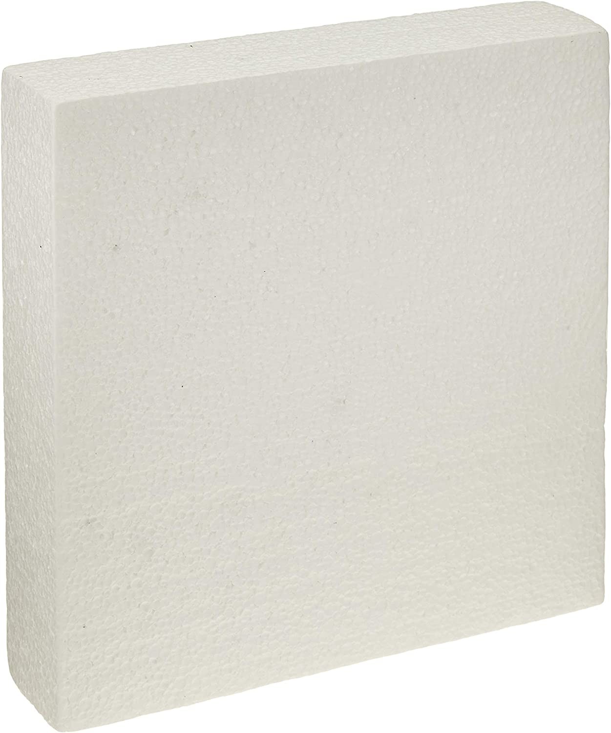 Staedter Städter Display Cake, EPS Cut, Square, 300 x 300 mm, Styrofoam, White, 30 cm