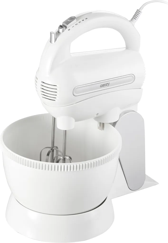 Camry Food Processor 600W Turbo, 5 Speeds, White, CR 4213