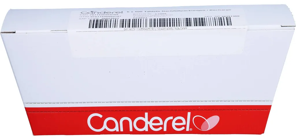 CosNem Division der FoodConnection GmbH, Deutschland Canderel sweet refill pack for sweetening your tea or coffee, 500 tablets 59g