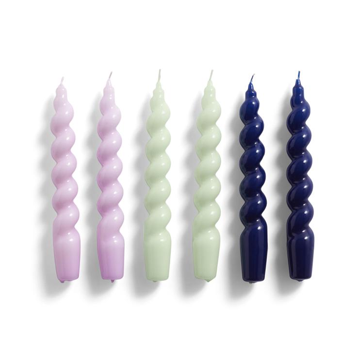 HAY Candle Spiral Candle 6 Pack