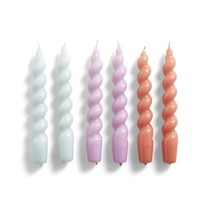 HAY Candle Spiral Candle 6 Pack