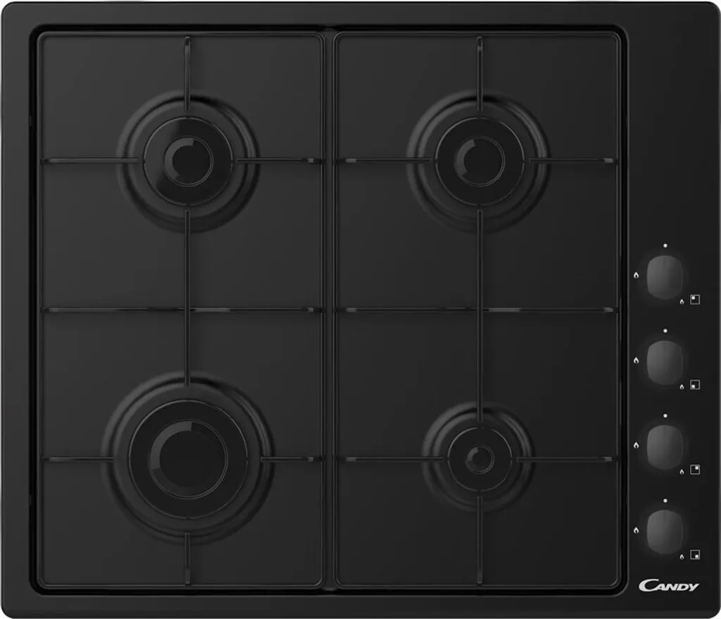 Candy Chw6lbb Gas Hob 60 cm 4 Burners One Size