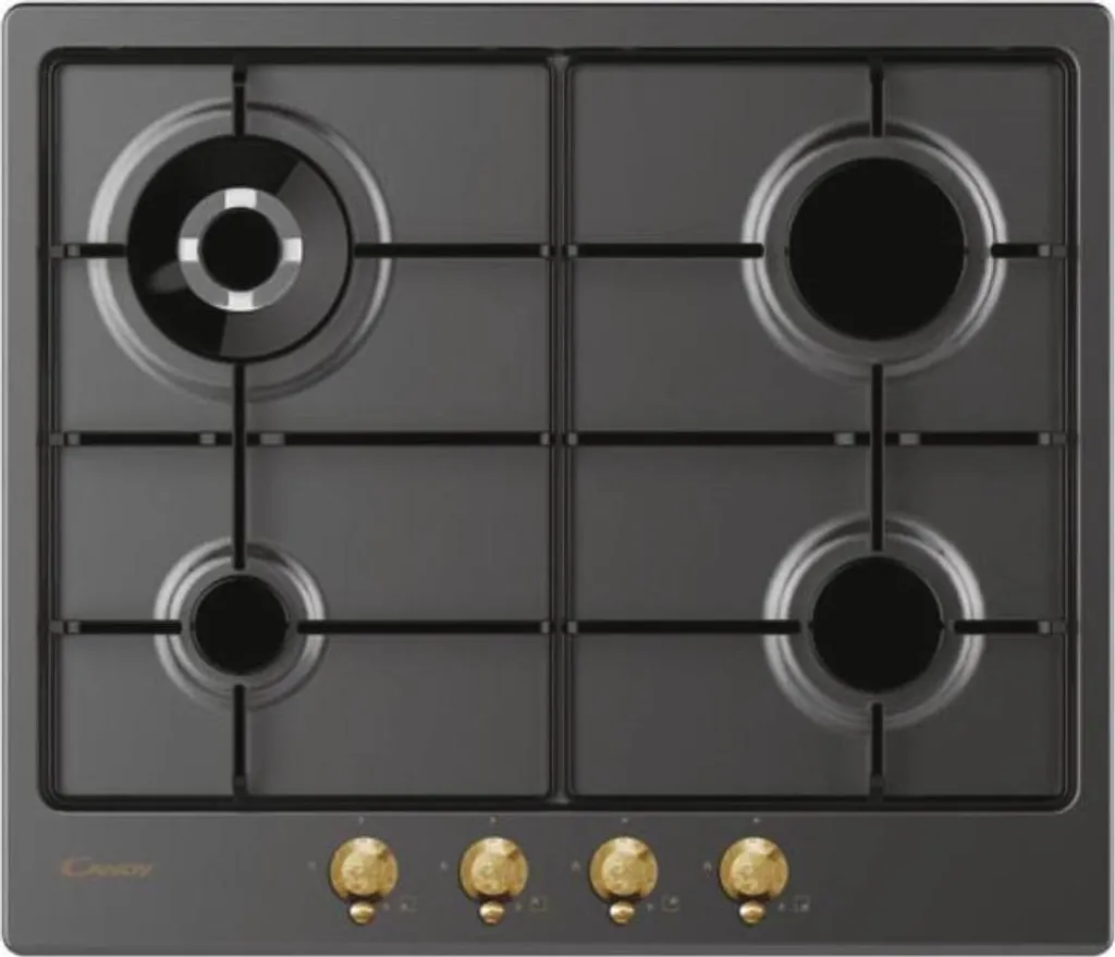 Candy Classic CHW6BR4WGTGH Anthracite Built-in 59 cm Gas 4 Burner