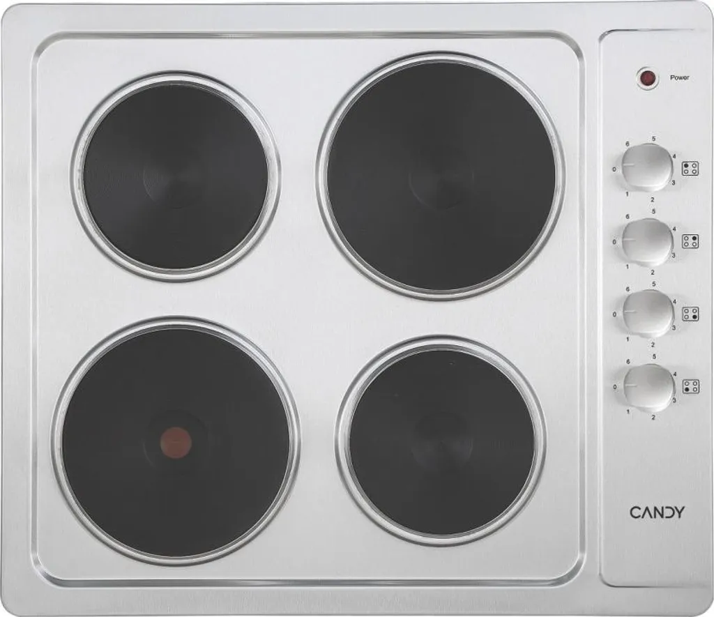 Candy CLE64KX Stainless Steel Integrated 58 cm Sealed Plate 4 Zone(s)