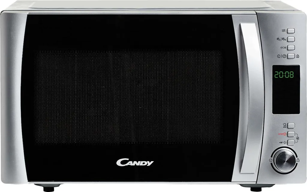 Candy CMXW 22 DS microwave, flat surface, 22 l, 800 W, black/silver