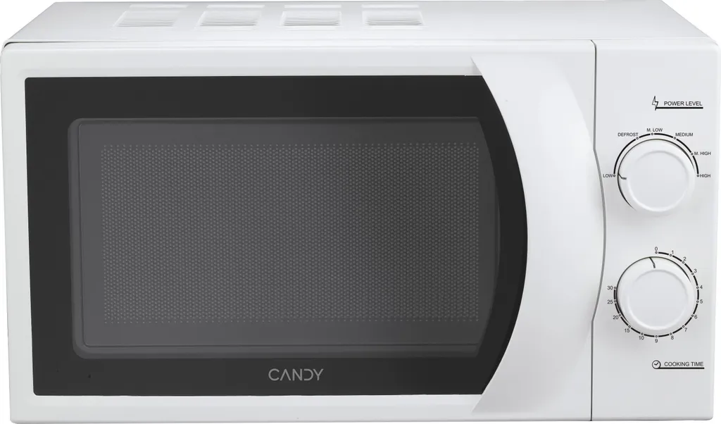 Candy Hoover Candy Idea CMW 2070M, countertop, solo microwave, 20 l, 700 W, rotary knob, white