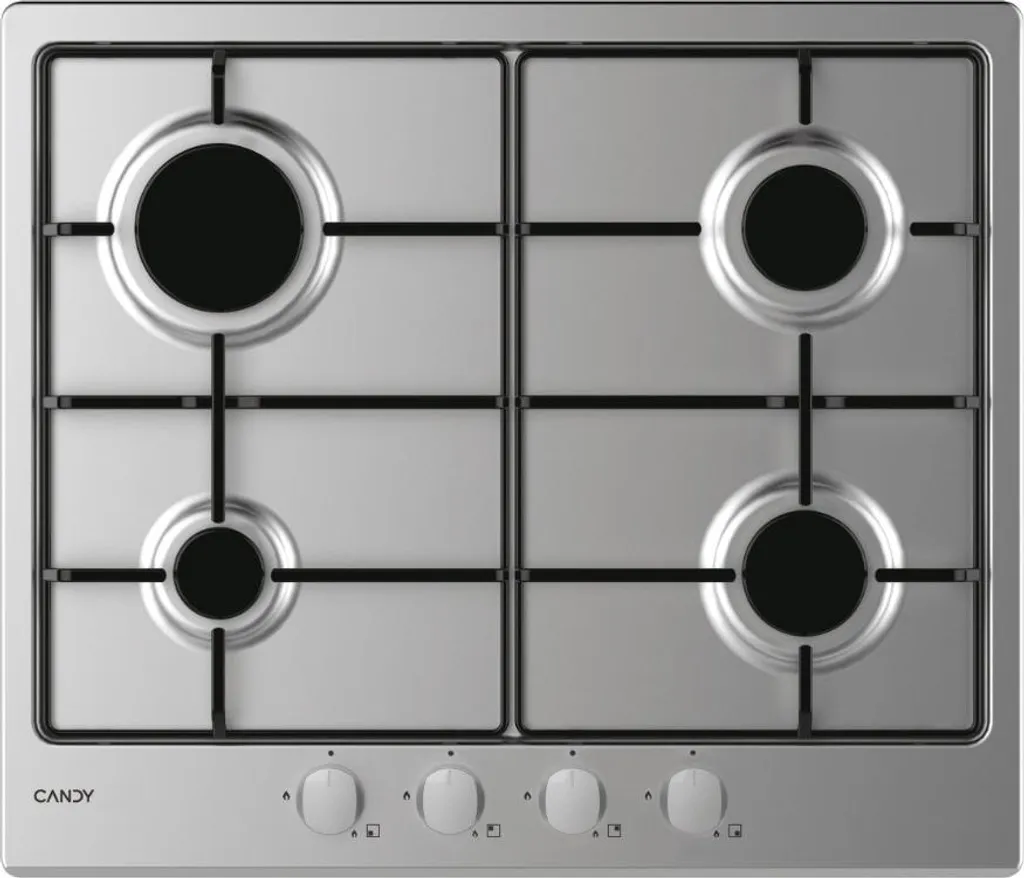 Candy Idea CHW6BRX, stainless steel, built-in, 4 gas burners