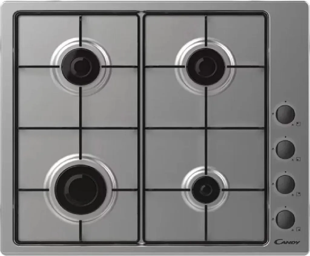 Candy Smart CHW6LBX/4U Stainless steel Built-in 60 cm Gas 4 zone(s)