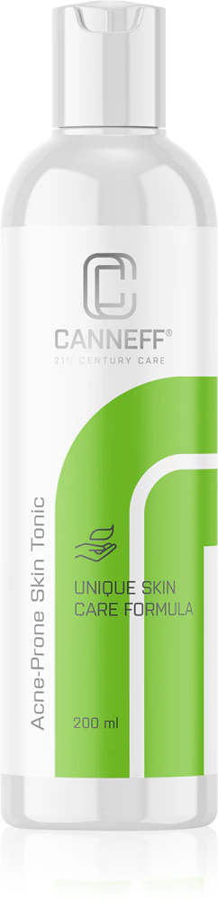 Canneff Balance Acne-Prone Skin Tonic, a tonic for oily skin prone to acne.