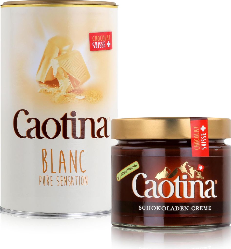 Wander Caotina Powder blanc 500g Cocoa powder & Caotina Cream Spread 300g