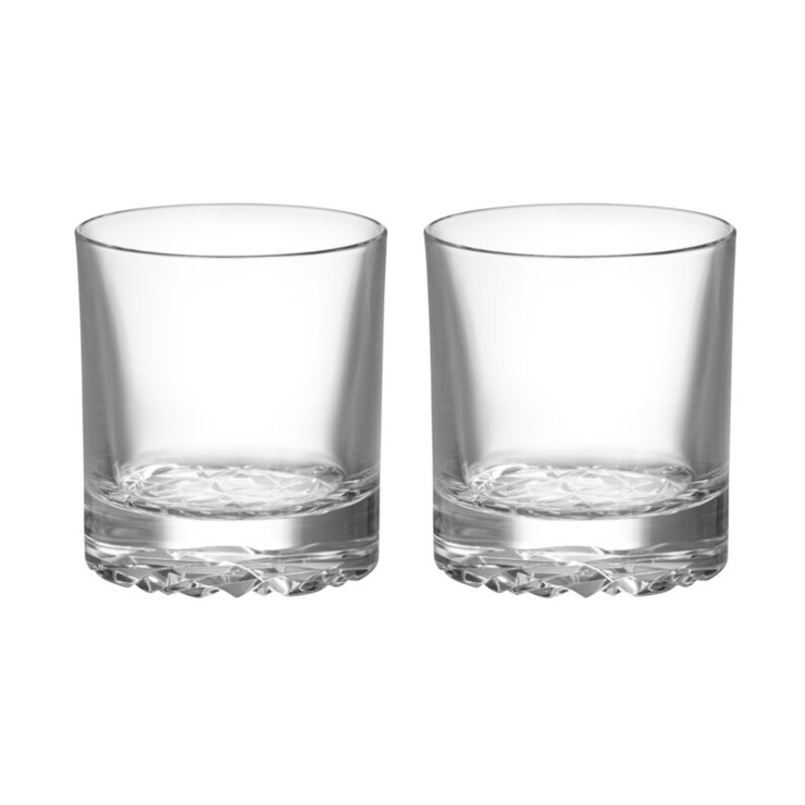 Orrefors Carat Double Old Fashioned glass 28 cl pack of 2