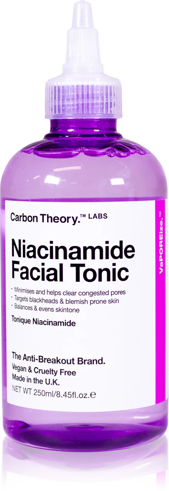 Carbon Theory Vaporize Niacinamide Facial Tonic Cleansing Toner with Niacinamide