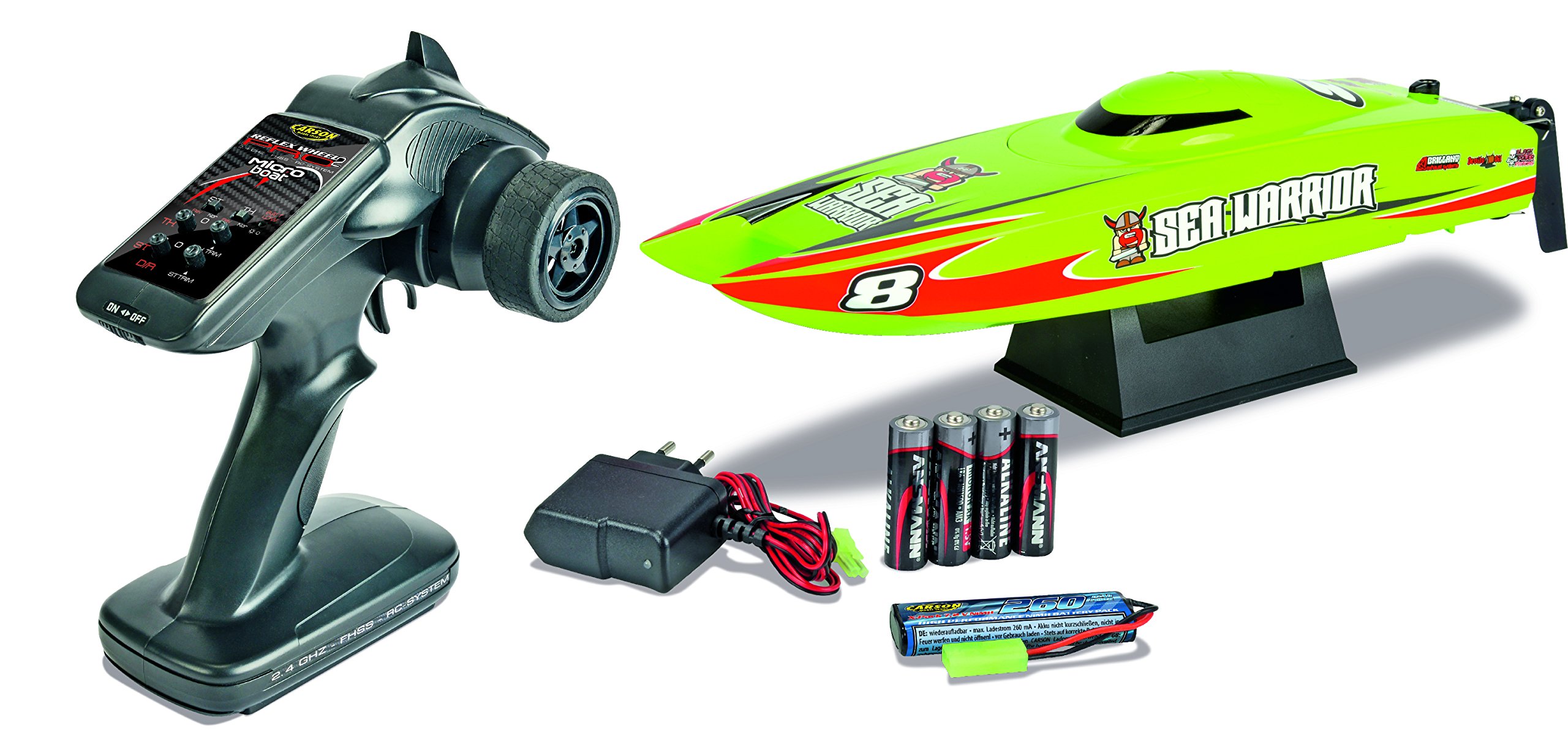 Carson Rc Boat Micro Sea Warrior Rtr Watercraft