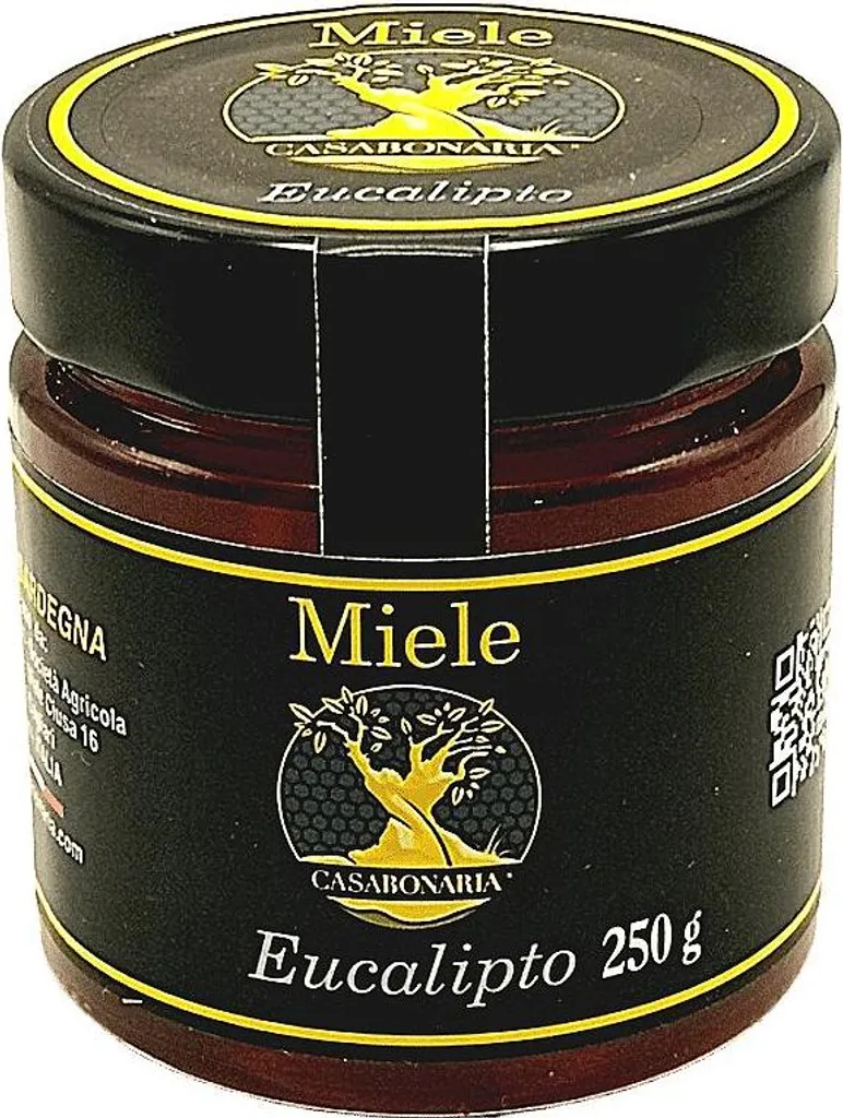 Win2Win Tech Casa Bonaria - Eucalyptus Honey 250g - Italian Blossom Honey - Artisan Production 250g