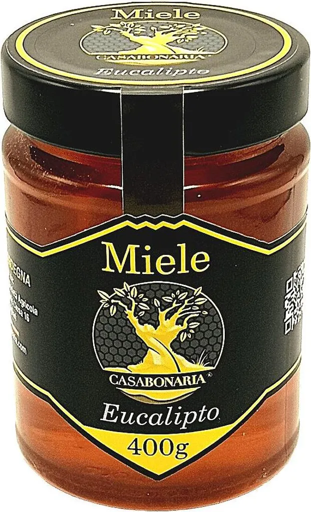 Win2Win Tech Casa Bonaria - Eucalyptus Honey 400g - Italian Blossom Honey - Handcrafted