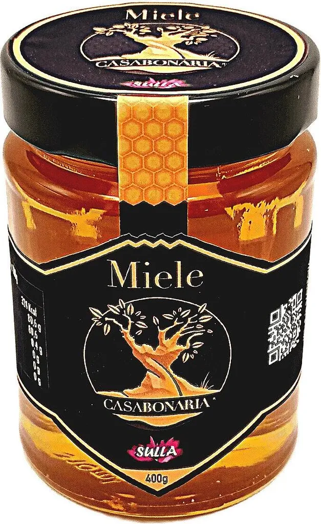Win2Win Tech Casa Bonaria - Miele di Sulla 400g - Handmade Honey from Italy - Natural Aroma
