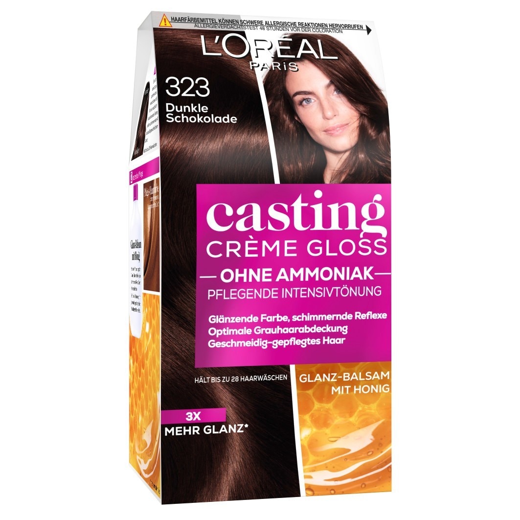 L´Oréal Paris Casting Crème Gloss, No. 323 - Dark Chocolate