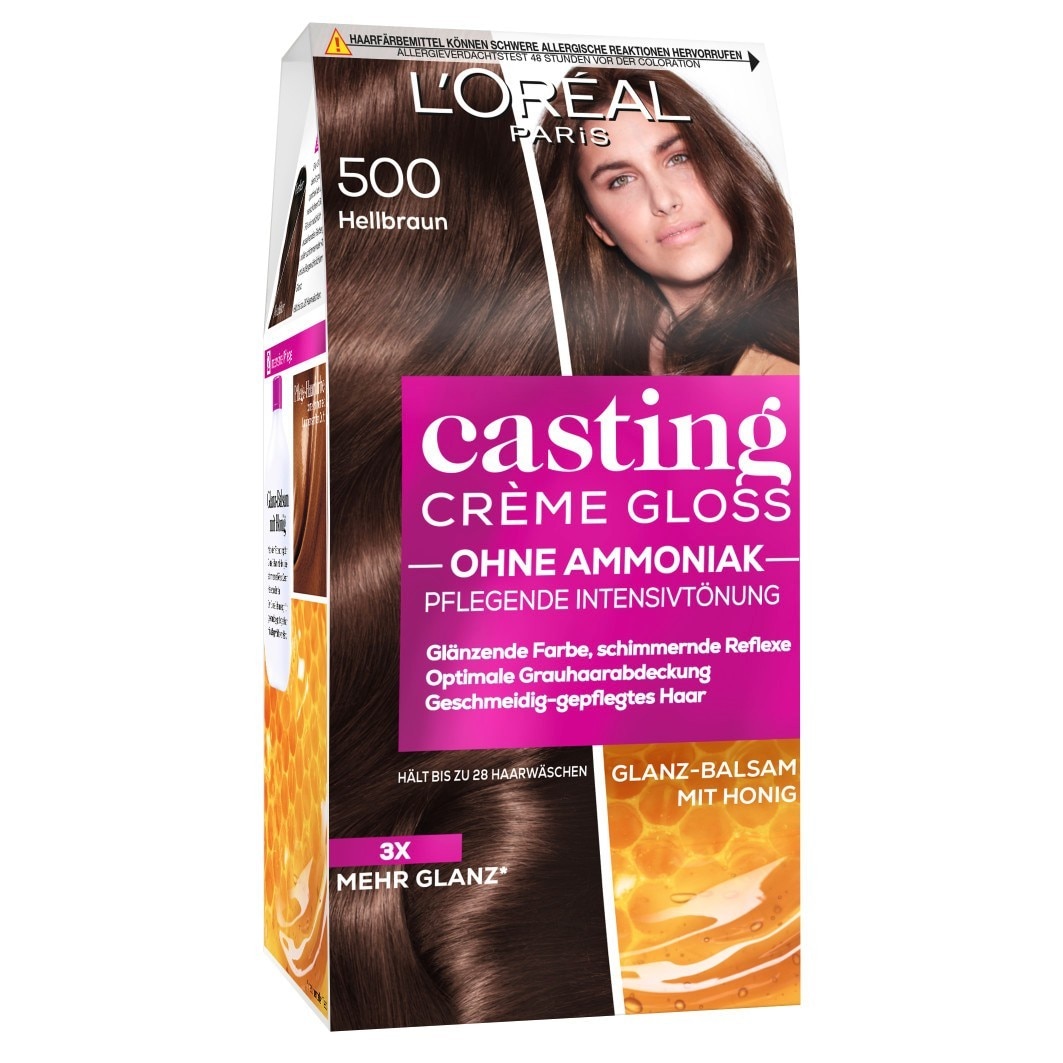 L´Oréal Paris Casting Crème Gloss, No. 500 - Light brown
