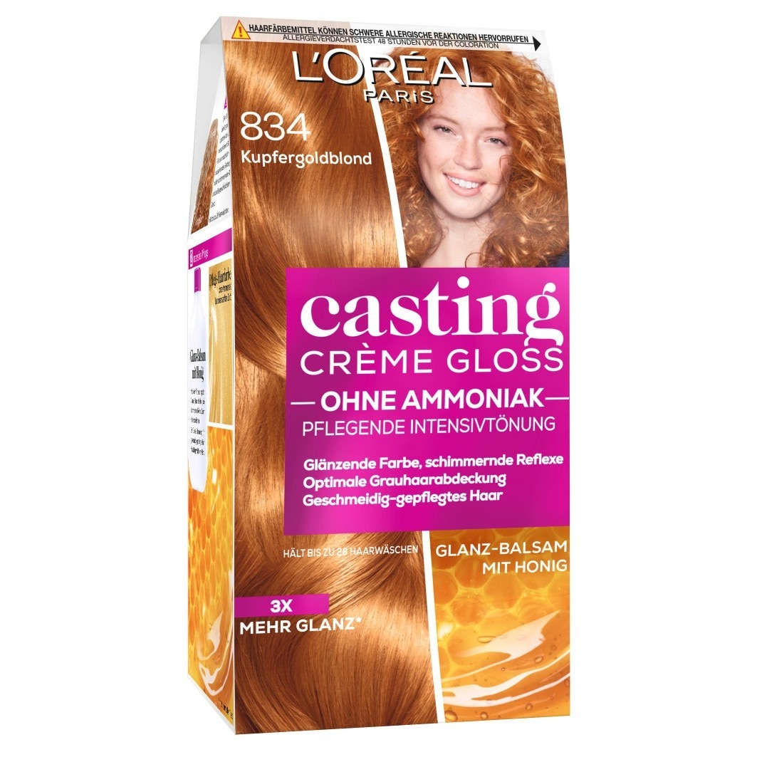 L´Oréal Paris Casting Crème Gloss, No. 834 - Copper golden blond