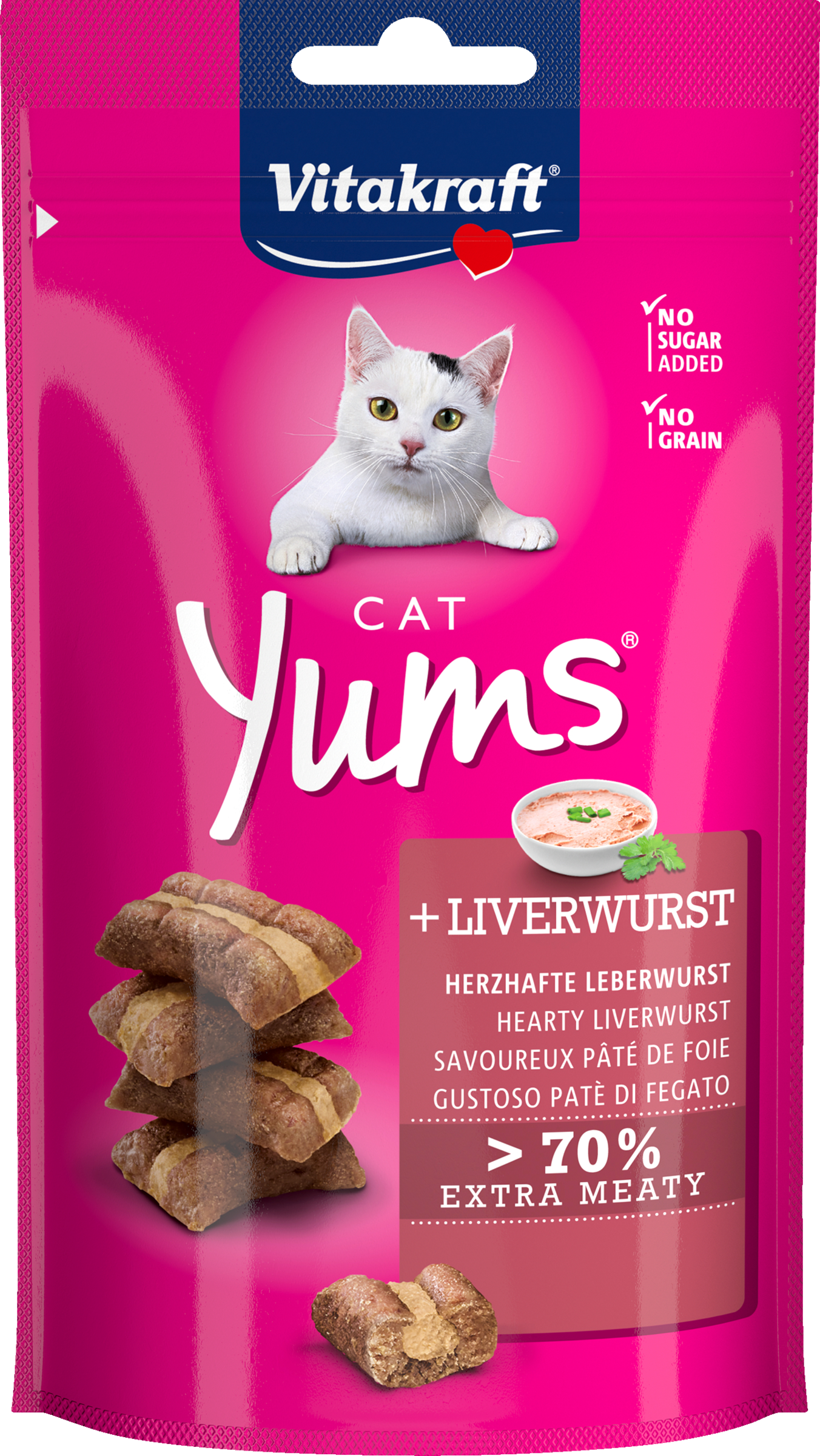Vitakraft Cat Yums + liver sausage