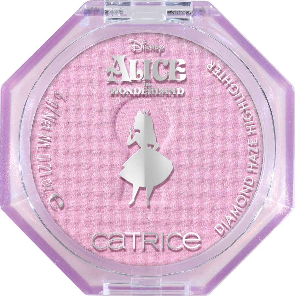 Catrice Disney Alice in Wonderland brightening compact powder with multichromatic effect 6gm