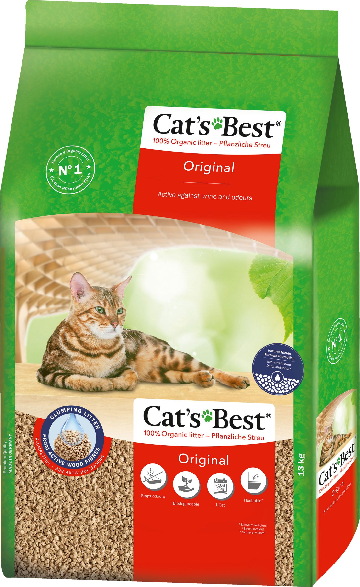 Cat\'s Best Cats Best Original Cat Litter 30 Liters