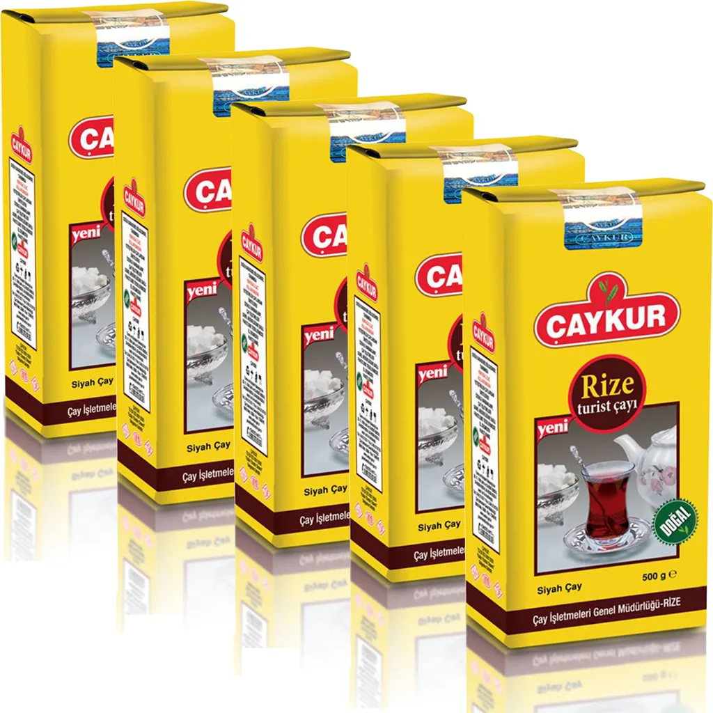 Caykur Rize Turist Turkish Black Tea 5 x 500g Cay 2500g
