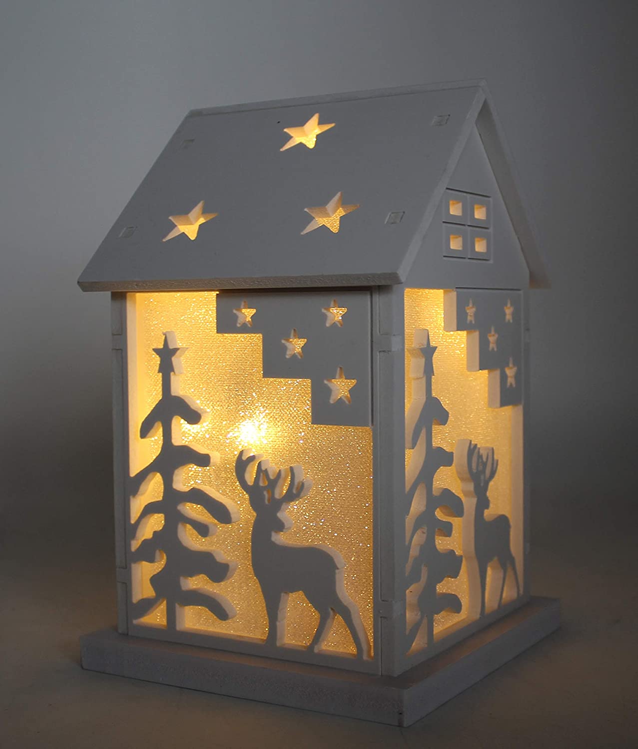 DARO DEKO Daro Deco 3D Led House 14 X 21Cm White