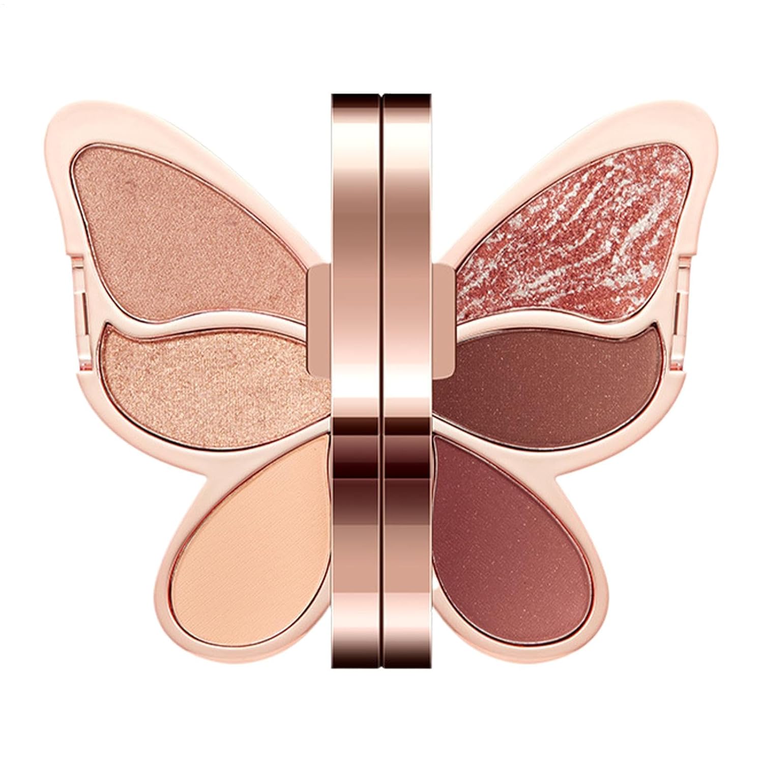 Luckxing 6 Colors Eyeshadow Palette Eyeshadow Butterfly Eyeshadow Palette Eyeshadow Palette 6 Colors Eyeshadow Palette Matte High Color Rendering – Make Up Palette Portability, Waterproof, Durable