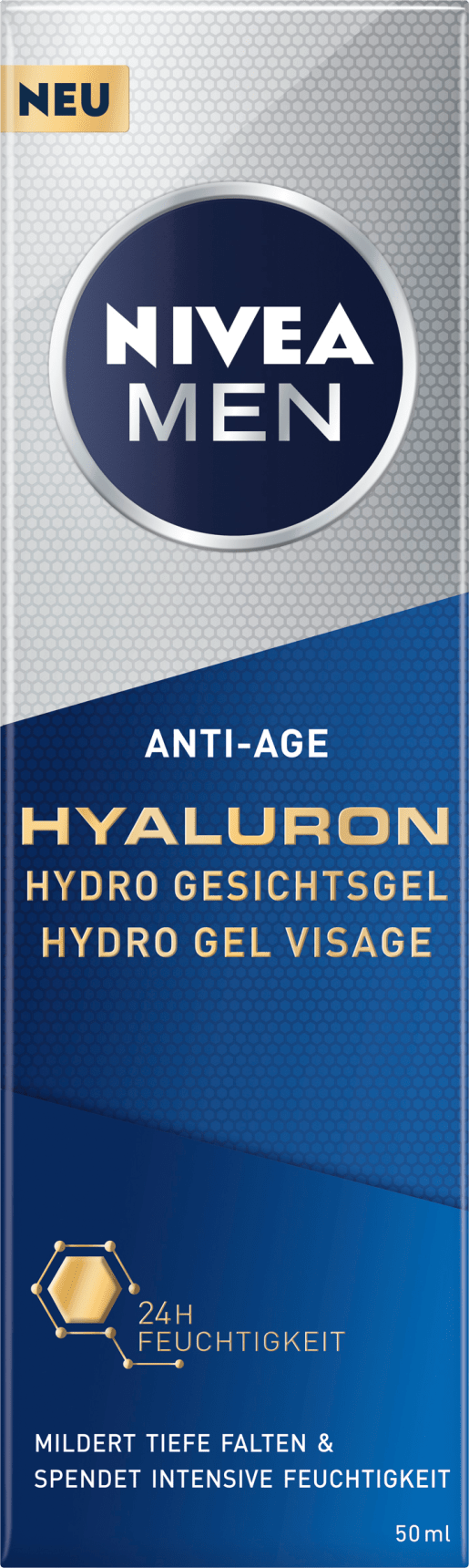 NIVEA MEN Anti-Age Hyaluronic Instant Effect Hydro Gel, 50 Ml