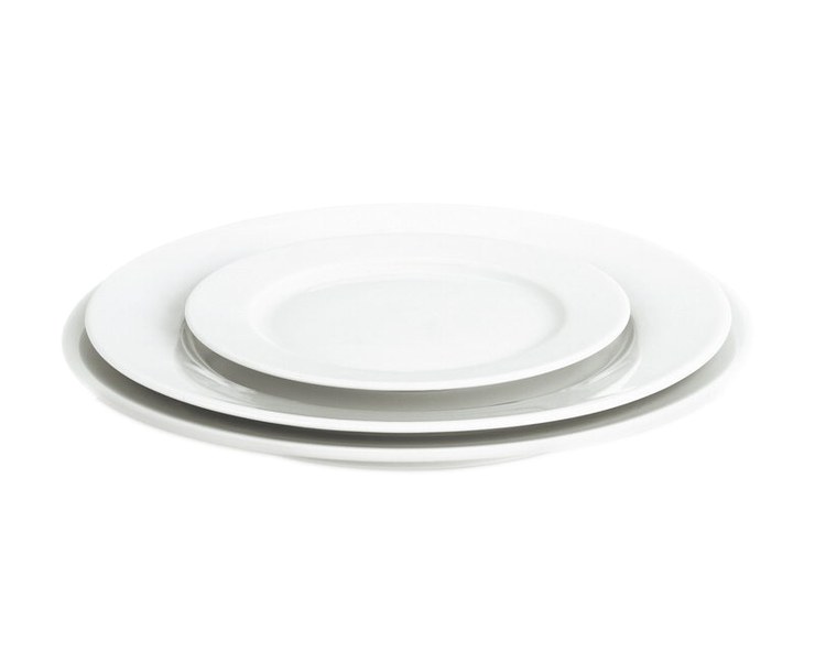 pillivuyt Cecil plate flat white