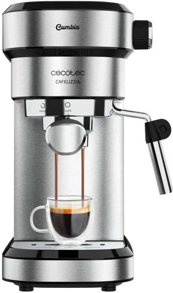 Cecotec Cafelizzia Steel Espressomaschine Silber One Size / EU Plug 220V Silber One Size