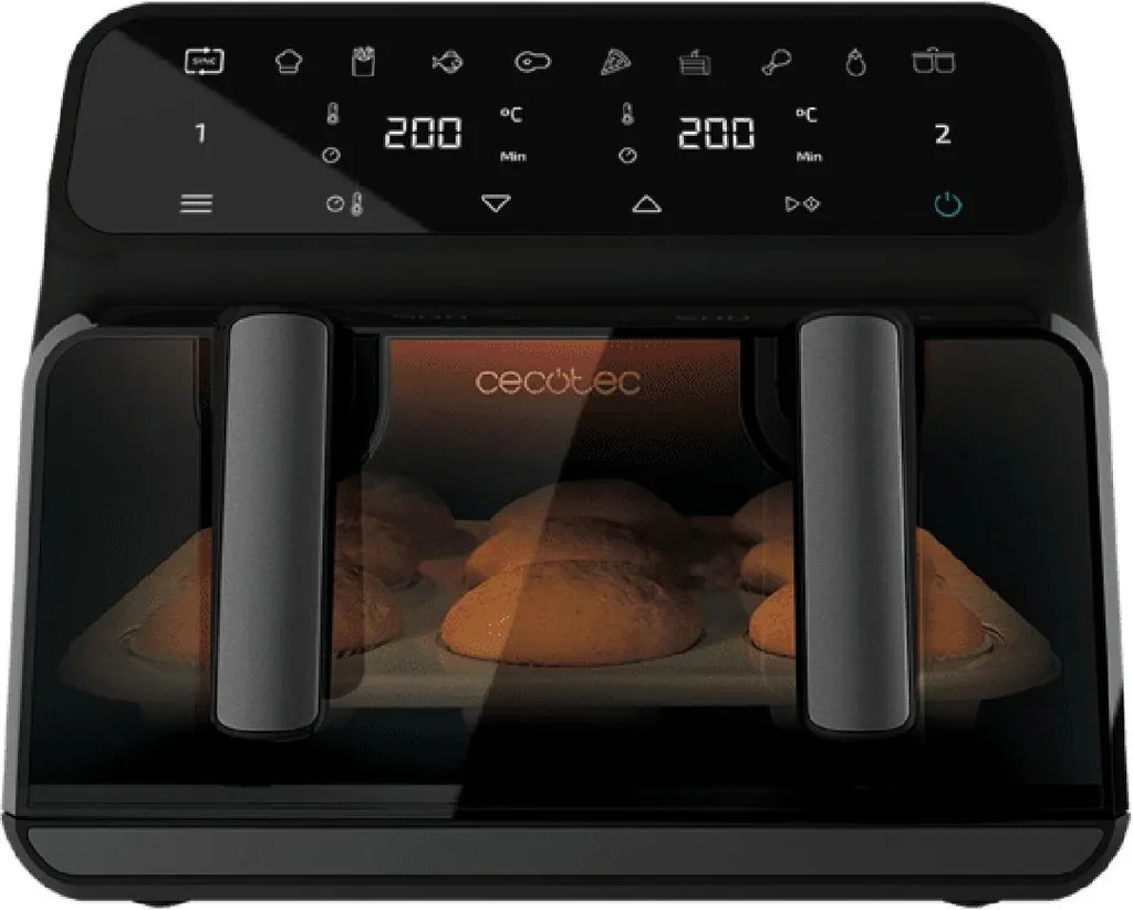 Cecotec Cecofry Advance 9000 Window Air Fryer 9L 2850W Black Touch