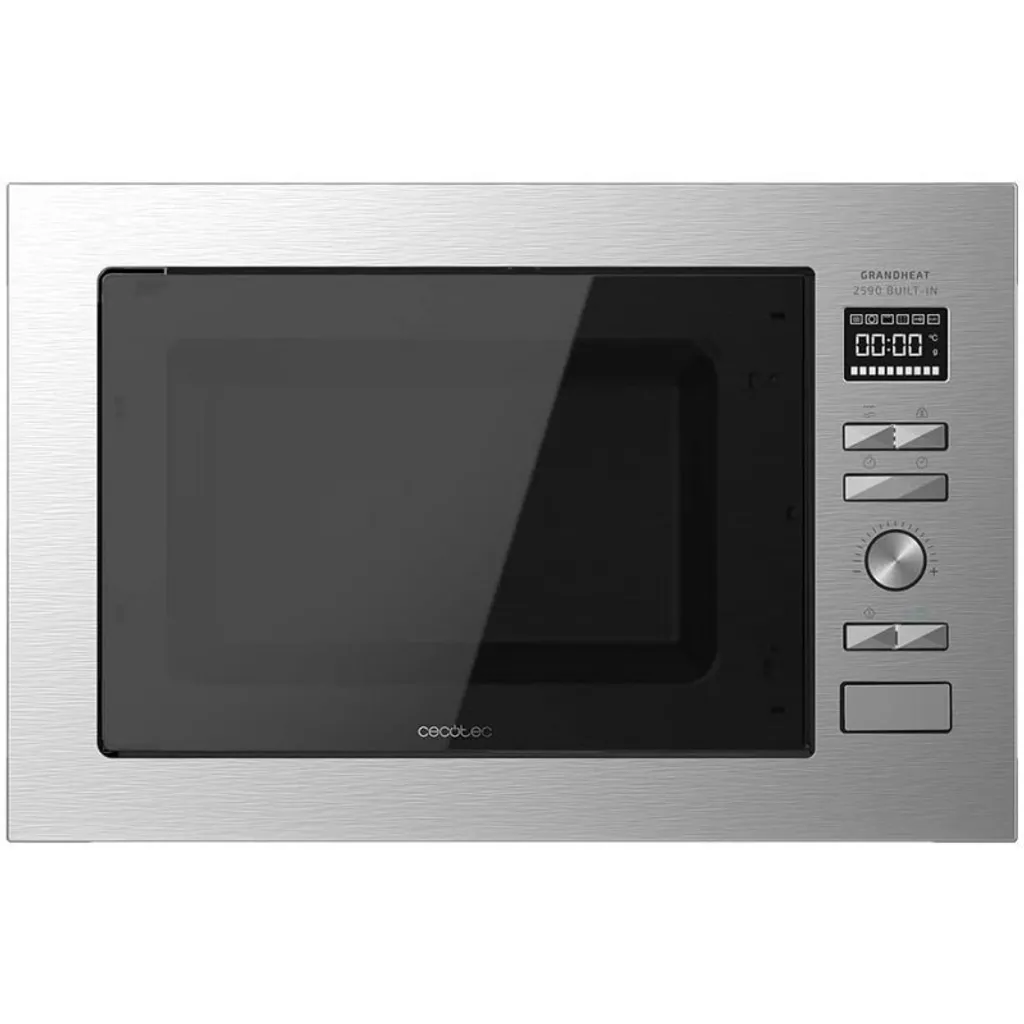 Cecotec Built-in Microwave with Turntable GrandHeat 2590 Built-In Steel Black