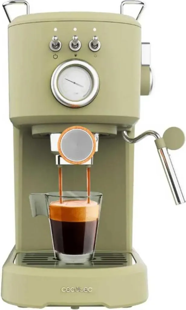 Cecotec Espresso Coffee Machines Power Espresso 20 Retro Green