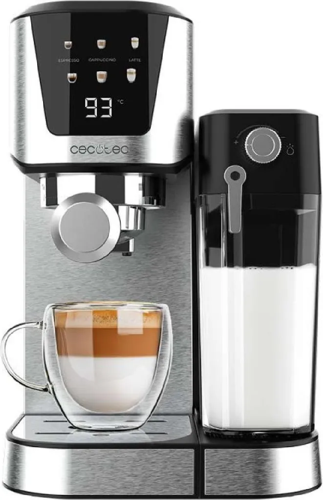 Cecotec Espresso Machine Power Espresso 20 Cream 20 bar 1350 W black
