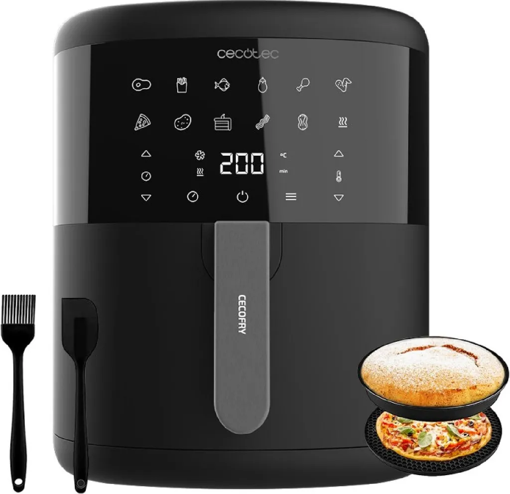 Cecotec Hot Air Fryer Kitchen Helper Household Cecofry Bombastik 6000 Full Quick and Healthy Cooking