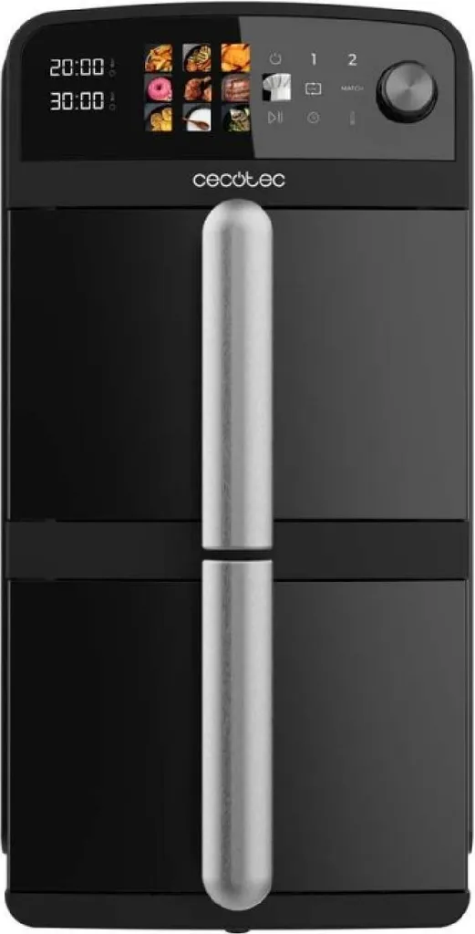 Cecotec hot air fryer with stacked containers; 10 liters; kitchen appliance; innovative; smart