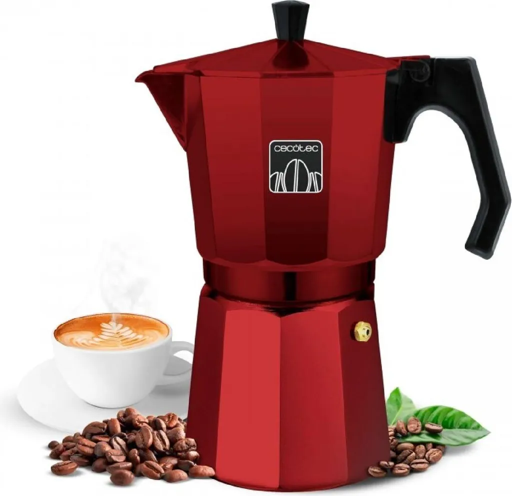 Cecotec Italian Coffee Machine Mokclassic 600 Red