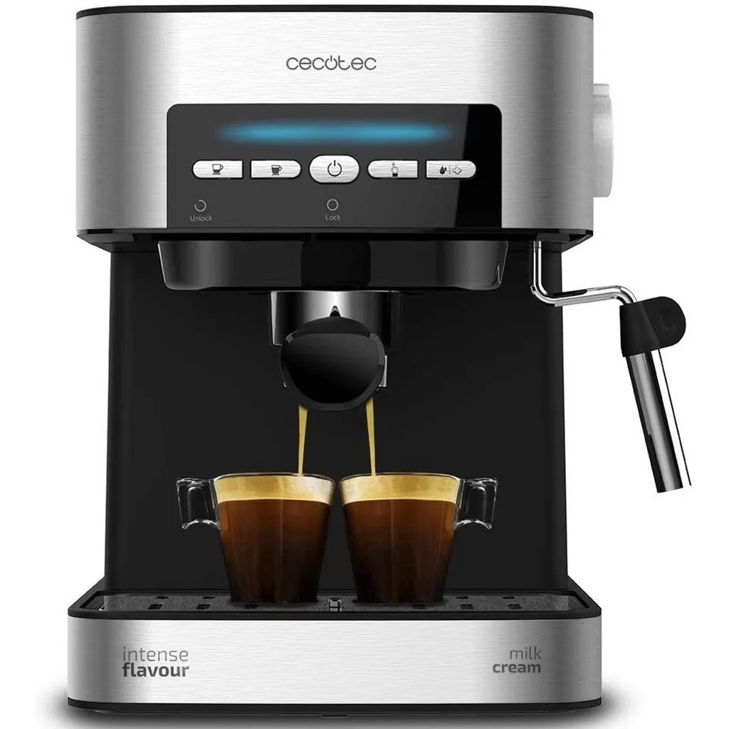 Cecotec fully automatic coffee machine, household appliances, PowerMatic 20 bar pressure, spray surface, digital controls